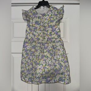 GAP Kids Floral Dress in Purple and Yellow